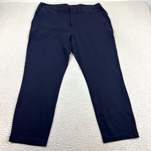Public Rec Dealmaker Pants Men's 38x27 Blue Chino Preppy Stretch Zip Pocket